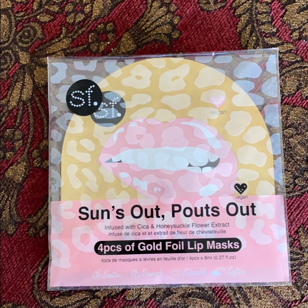 Gold Foil Lip Masks